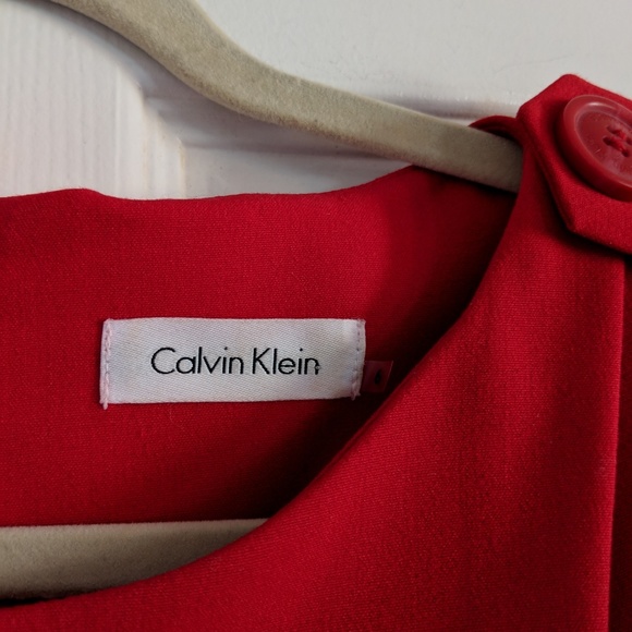 Calvin Klein Red Sheath Dress - Picture 3 of 3